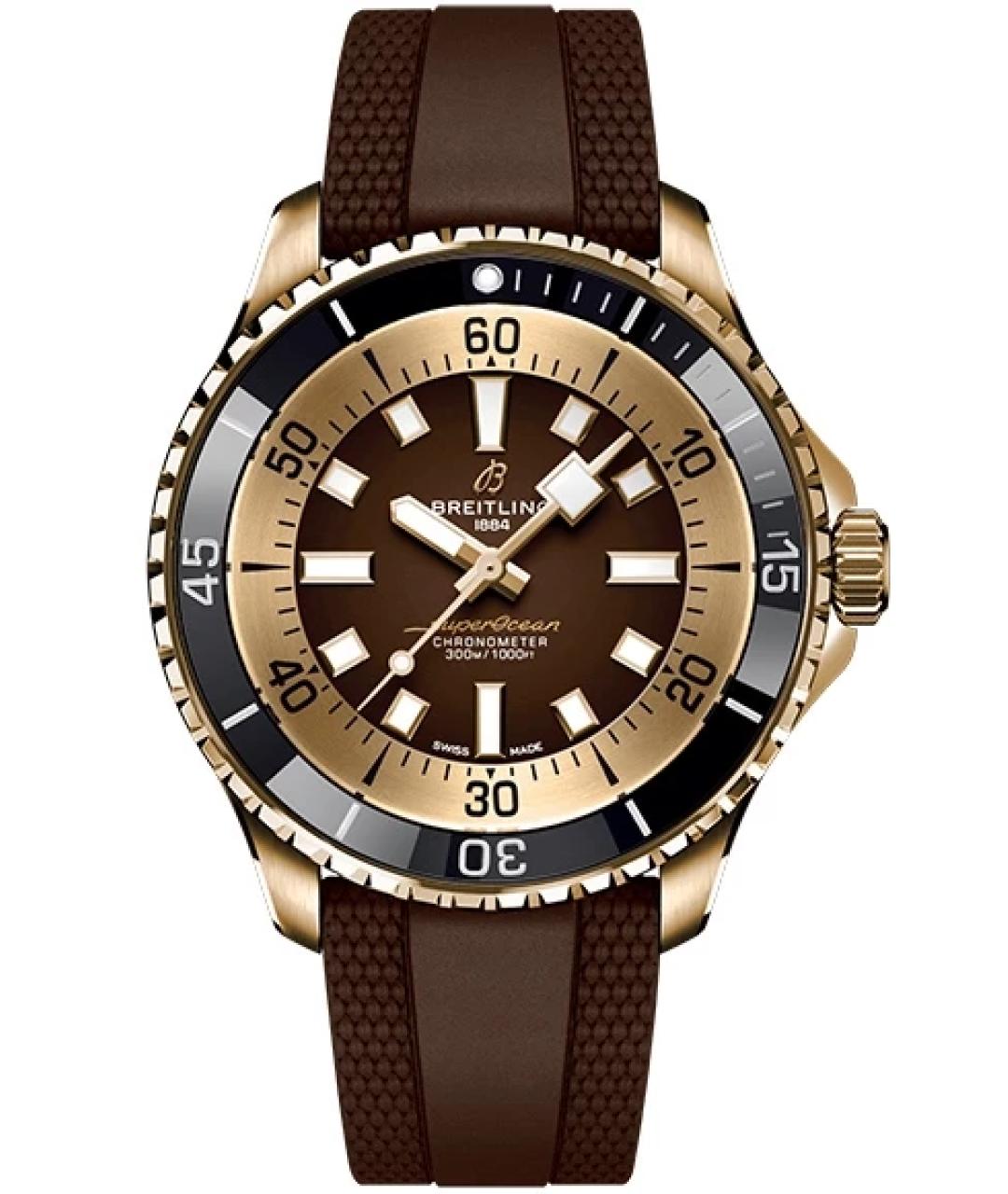 BREITLING Коричневые часы, фото 1