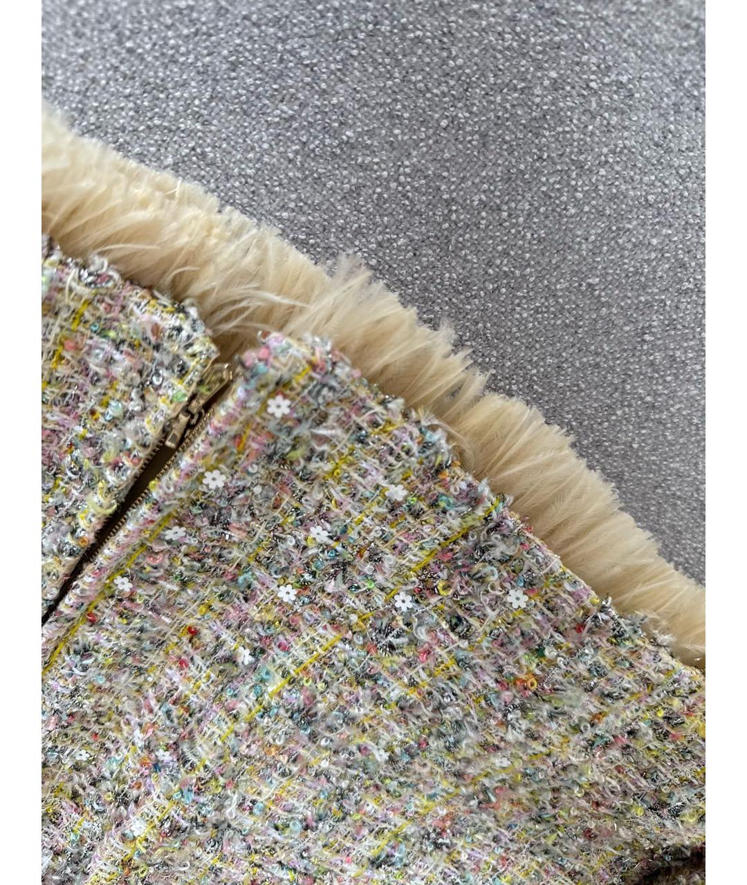 CHANEL Мульти твидовый жакет/пиджак, фото 4