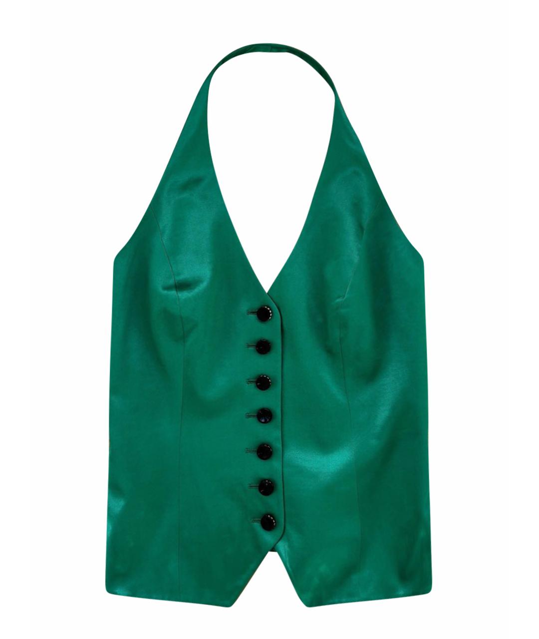 ESCADA Зеленая шелковая блузы, фото 1