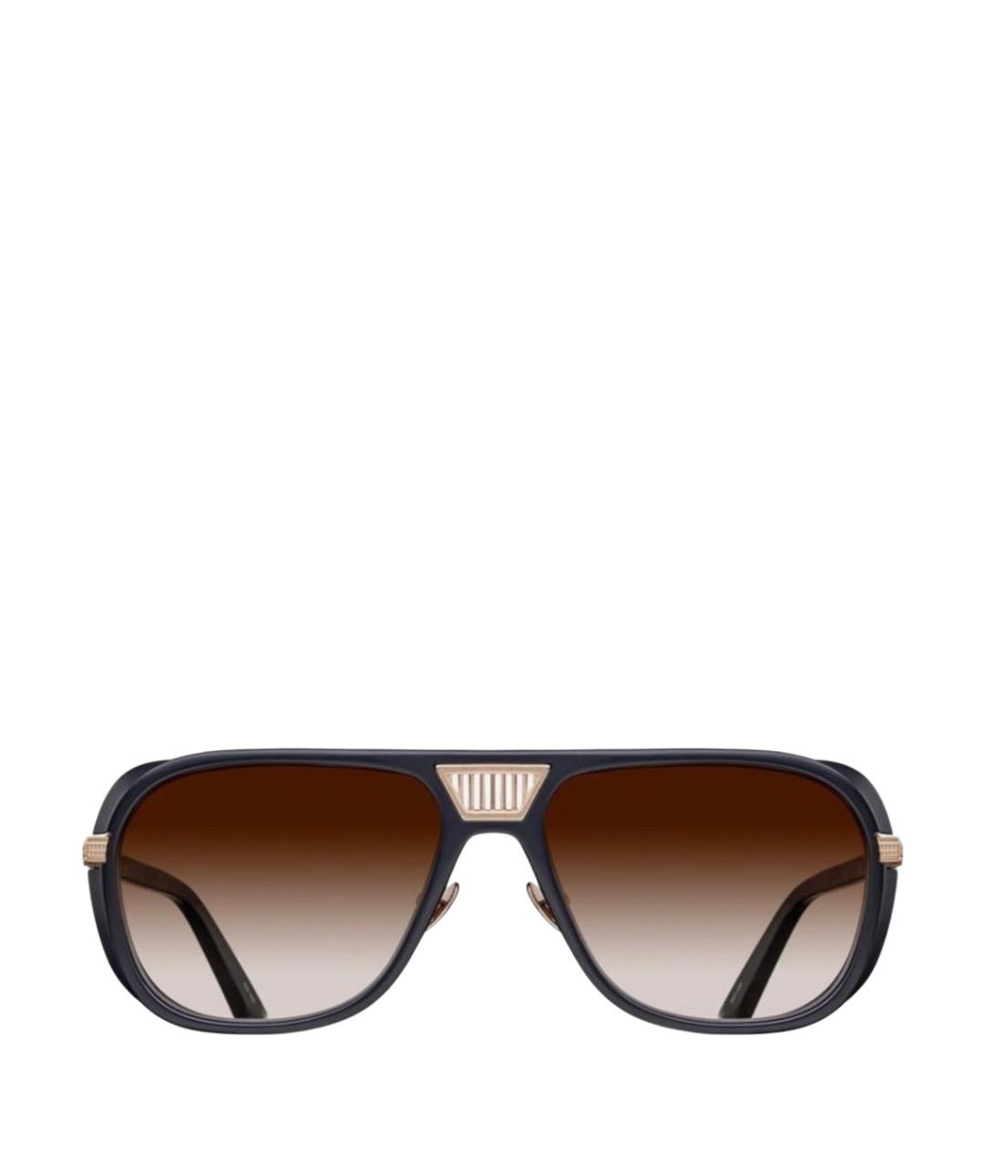 MATSUDA Коричневые пластиковые солнцезащитные очки, фото 1