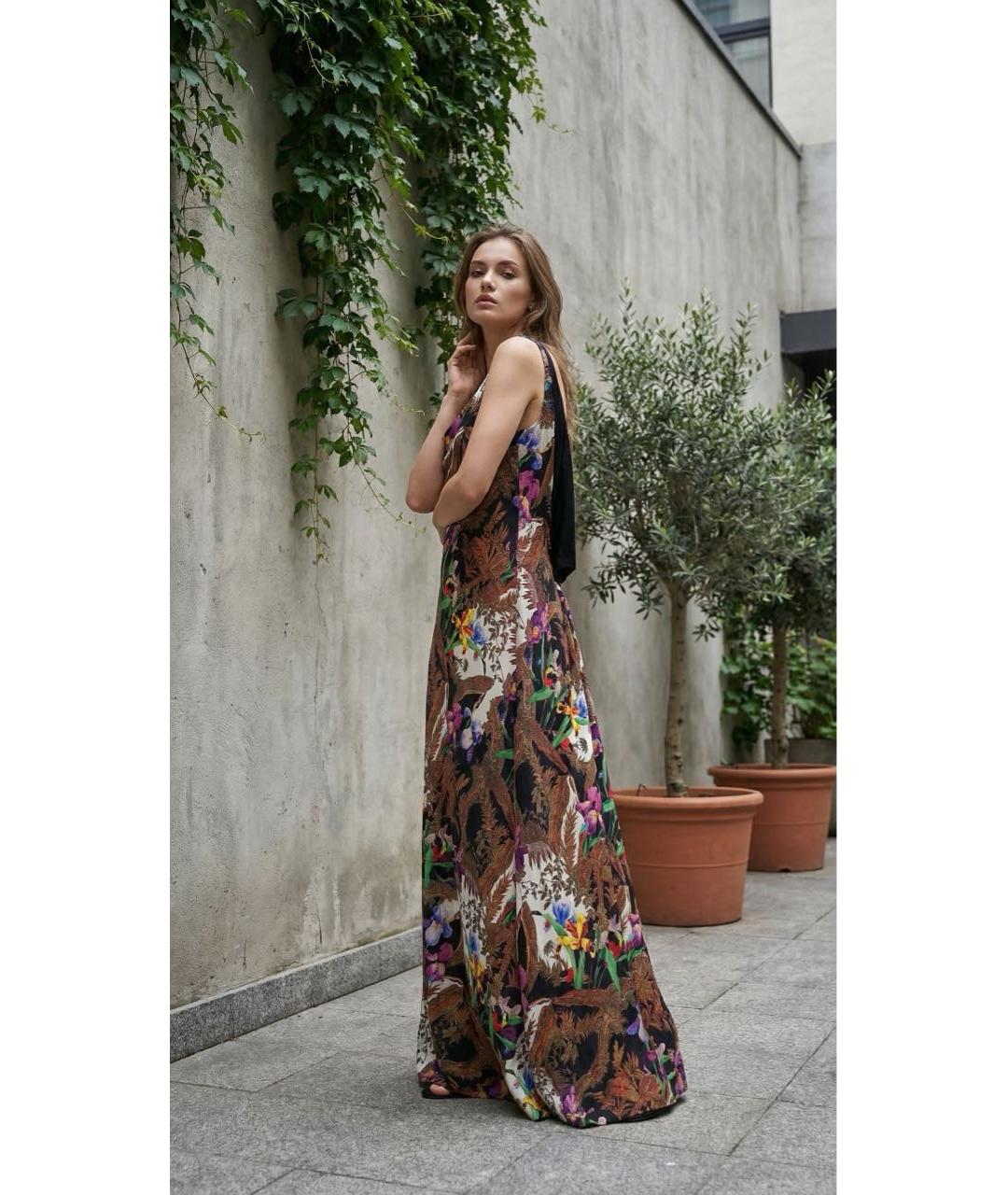 ETRO Мульти шифоновое вечернее платье, фото 5