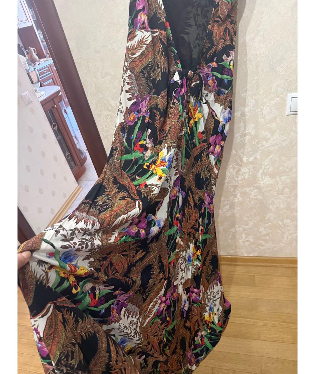 ETRO Мульти шифоновое вечернее платье, фото 3