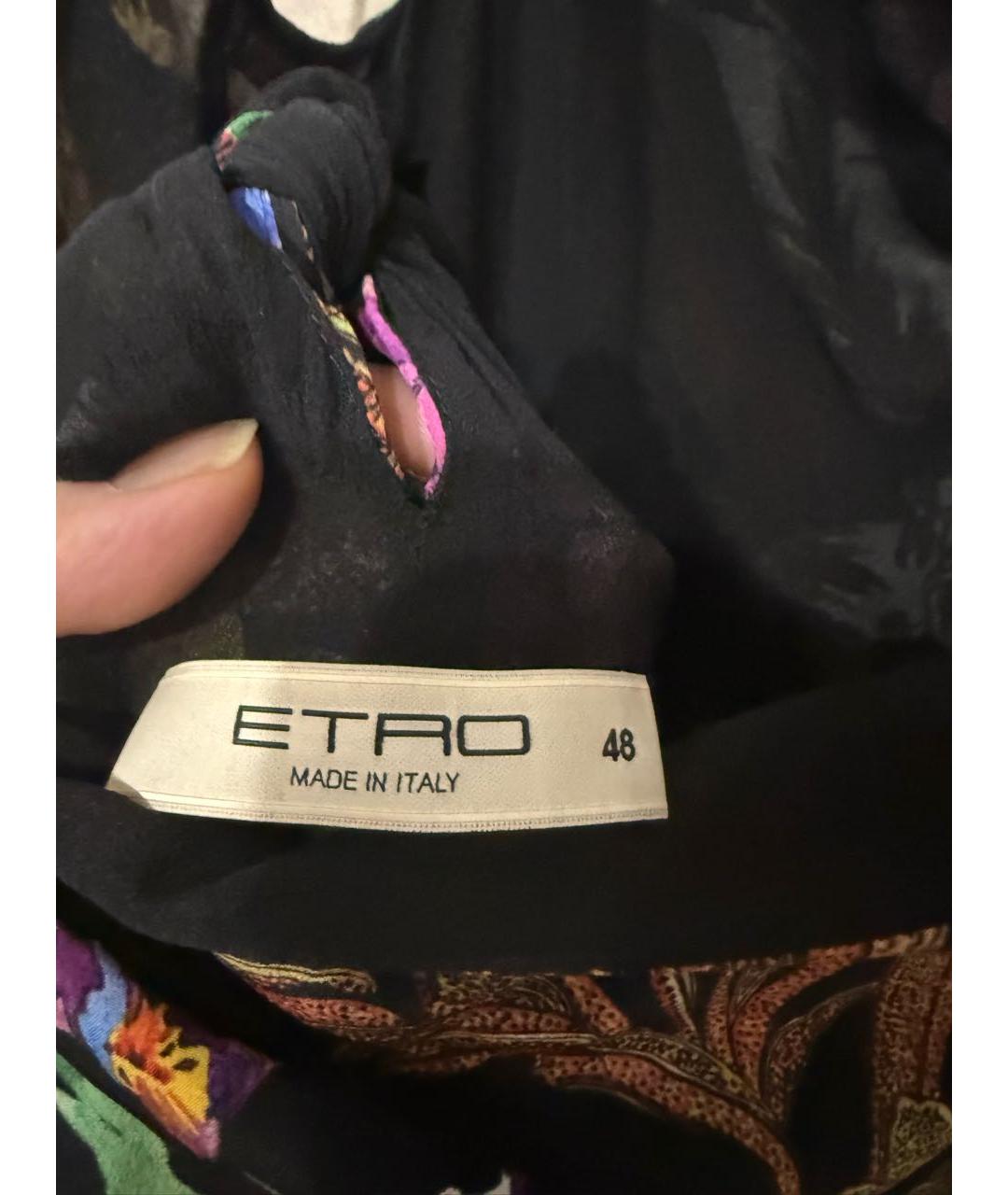 ETRO Мульти шифоновое вечернее платье, фото 4