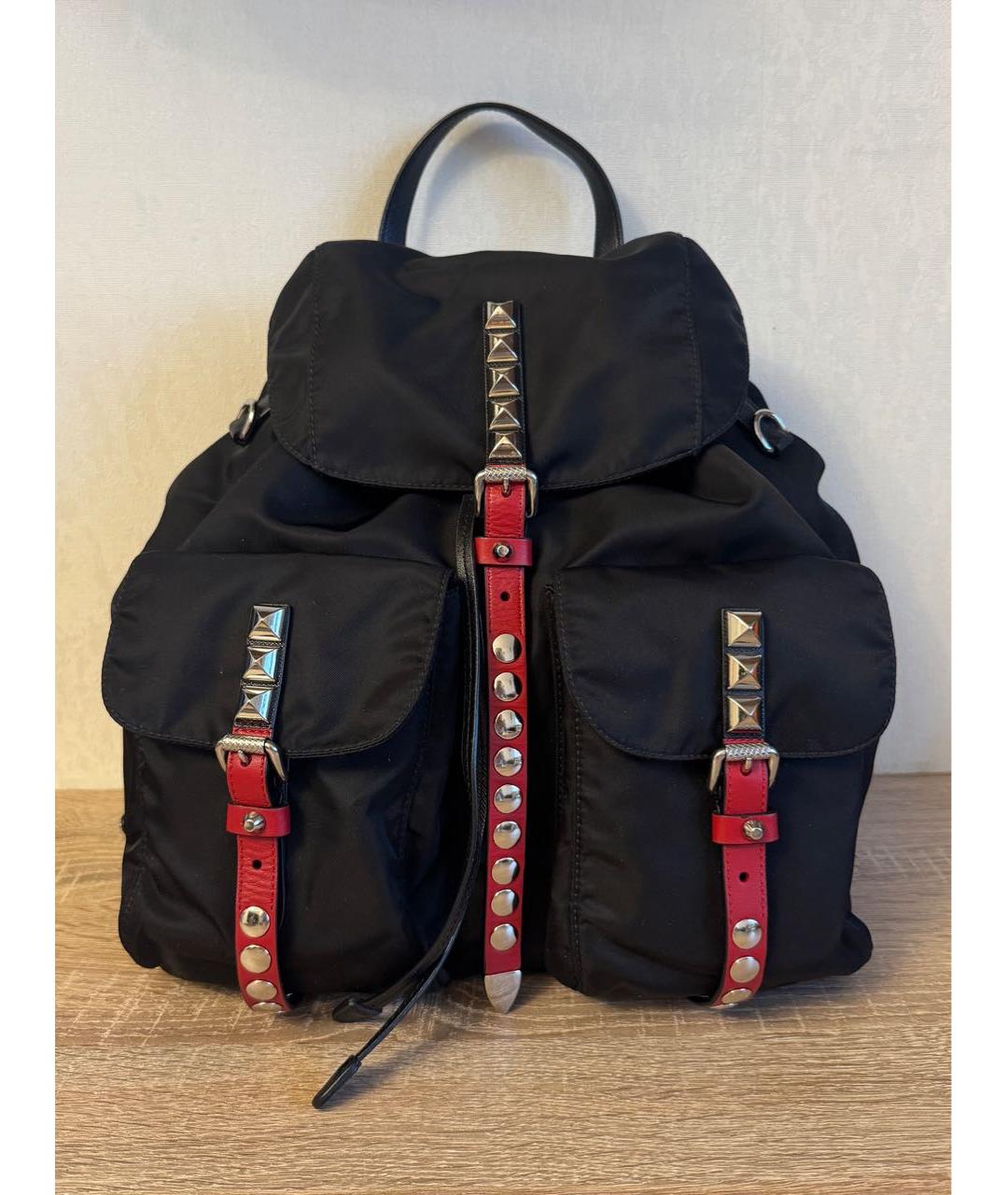 PRADA Черный рюкзак, фото 9
