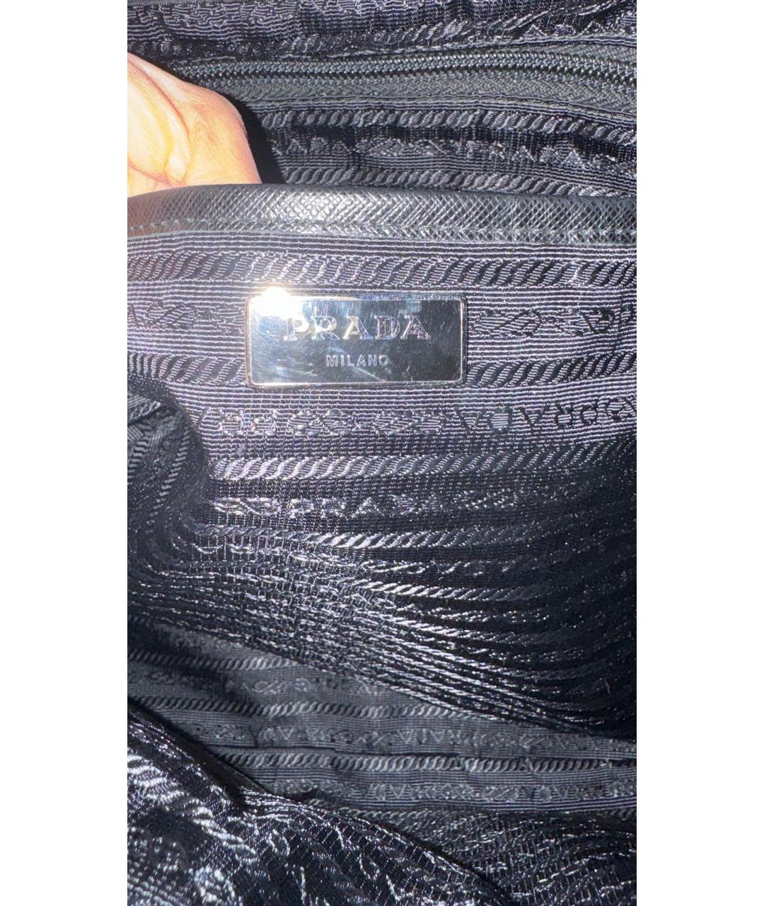 PRADA Черный рюкзак, фото 4