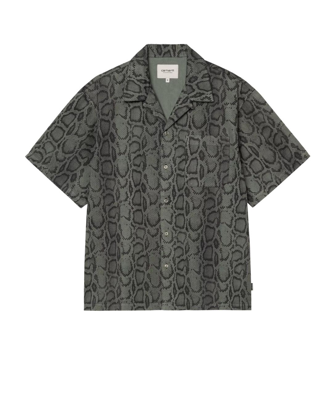 CARHARTT WIP Антрацитовая хлопковая кэжуал рубашка, фото 1