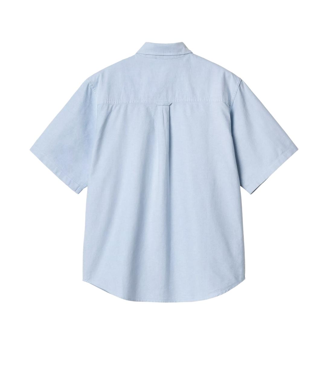 CARHARTT WIP Голубая хлопковая классическая рубашка, фото 2