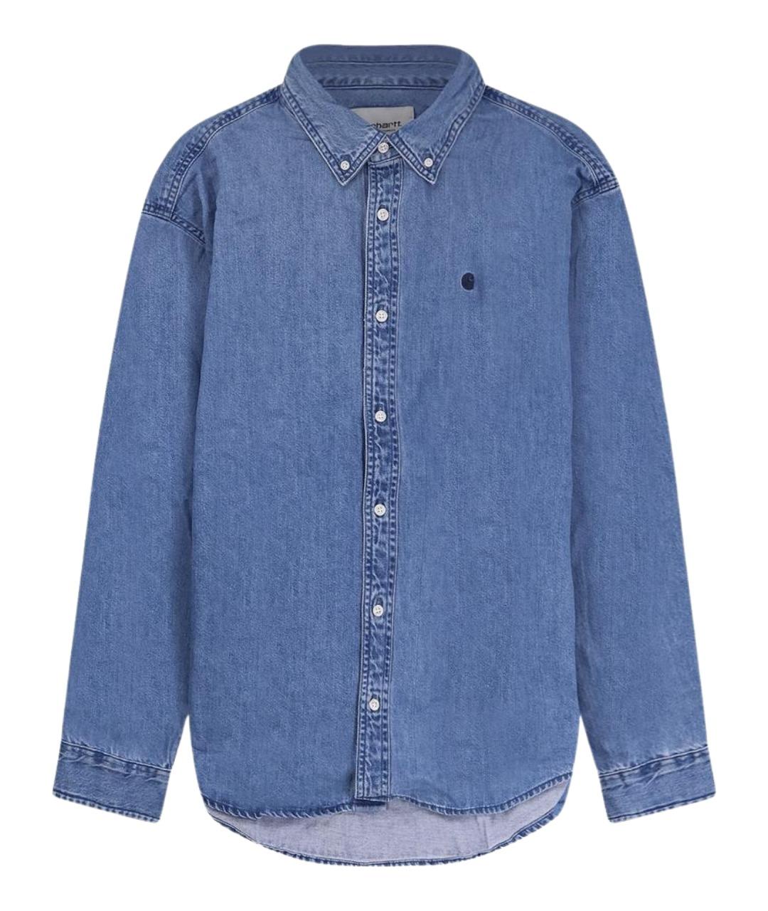 CARHARTT WIP Синяя хлопковая кэжуал рубашка, фото 1