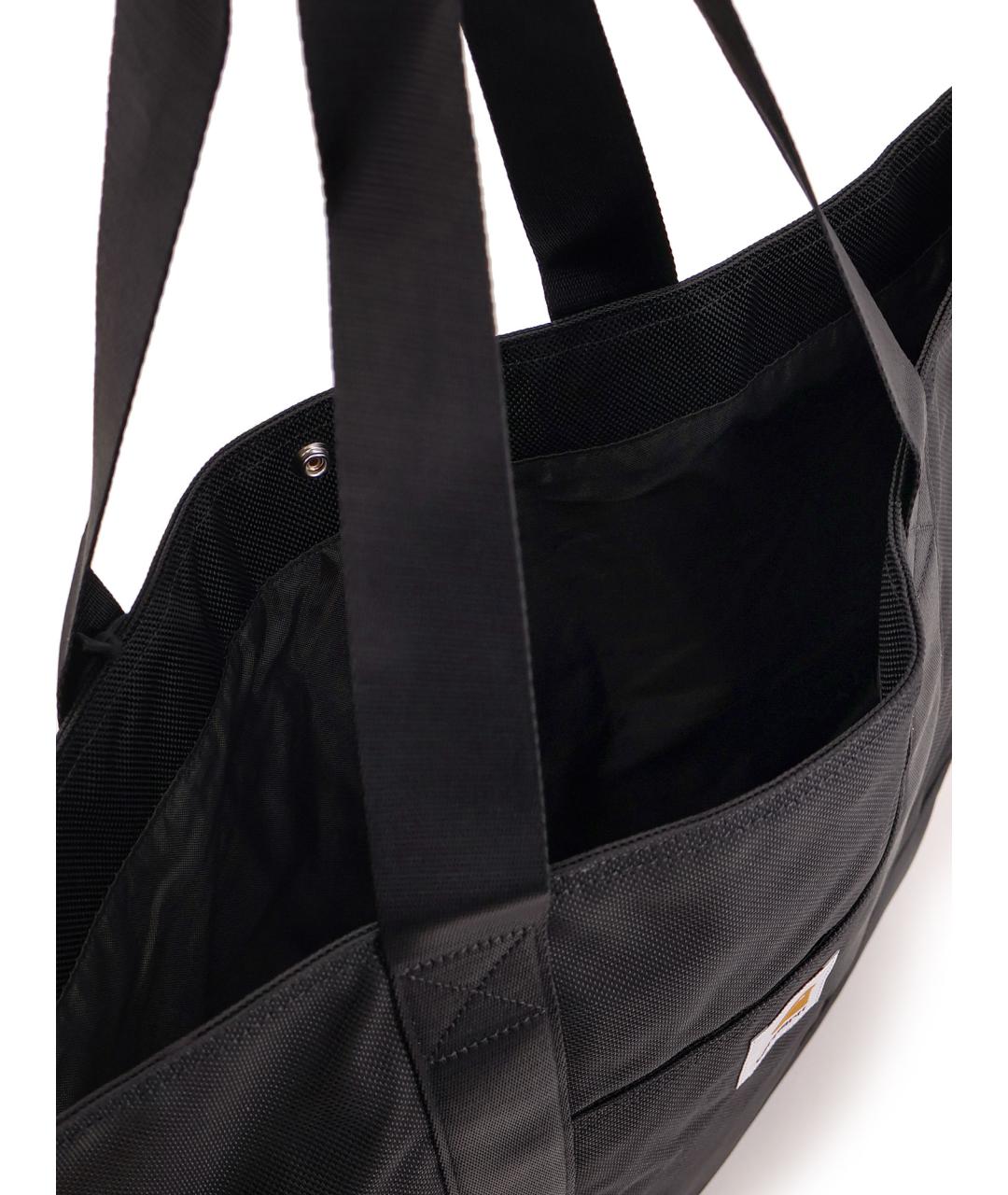 CARHARTT WIP Черная тканевая сумка тоут, фото 4