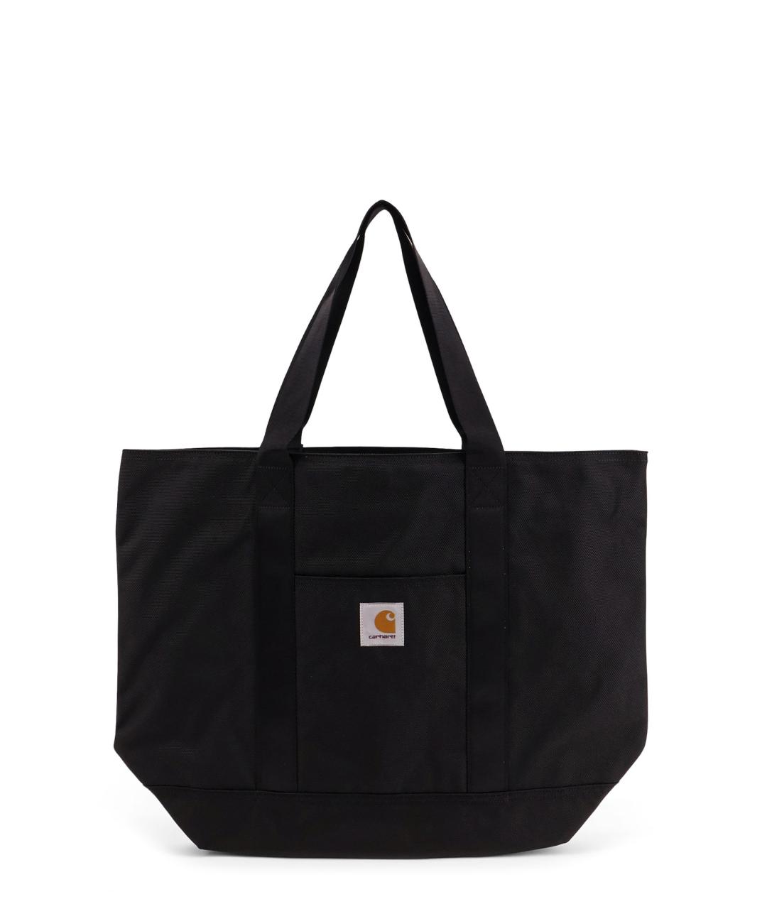 CARHARTT WIP Черная тканевая сумка тоут, фото 1