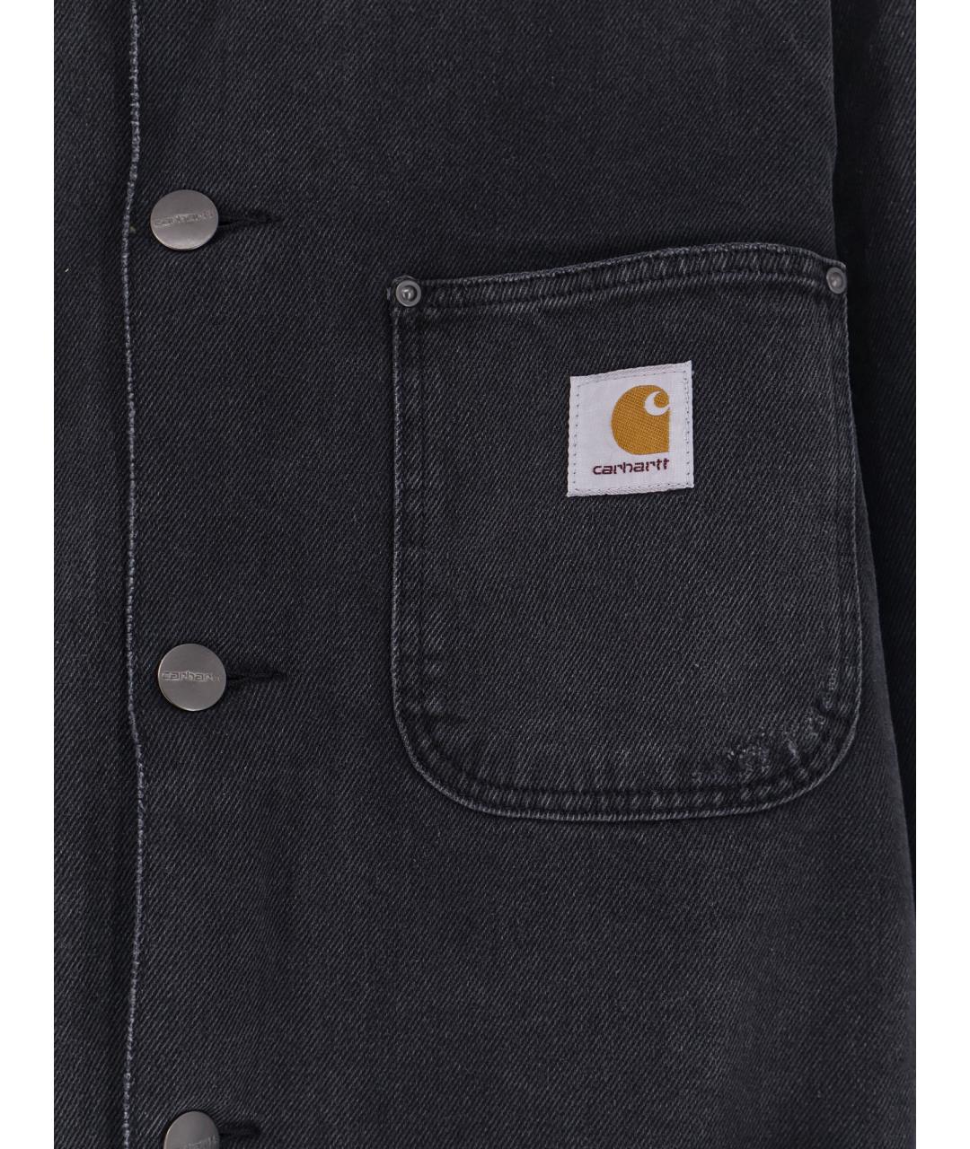 CARHARTT WIP Черная хлопковая куртка, фото 3