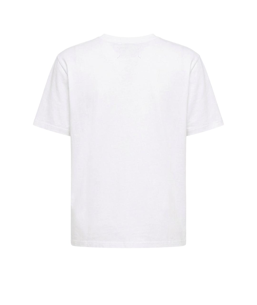 MM6 MAISON MARGIELA Белая хлопковая футболка, фото 2