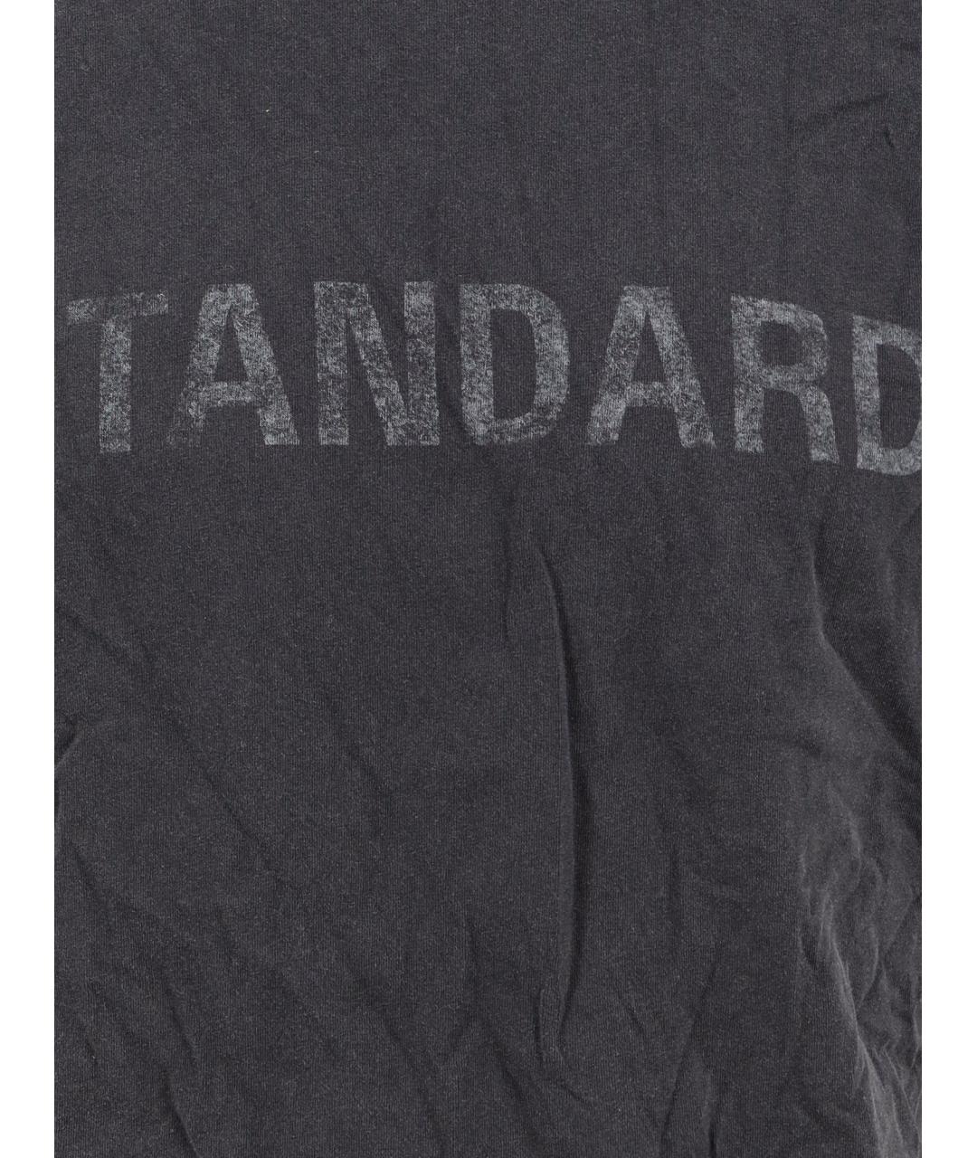 BALENCIAGA Серая хлопковая футболка, фото 3