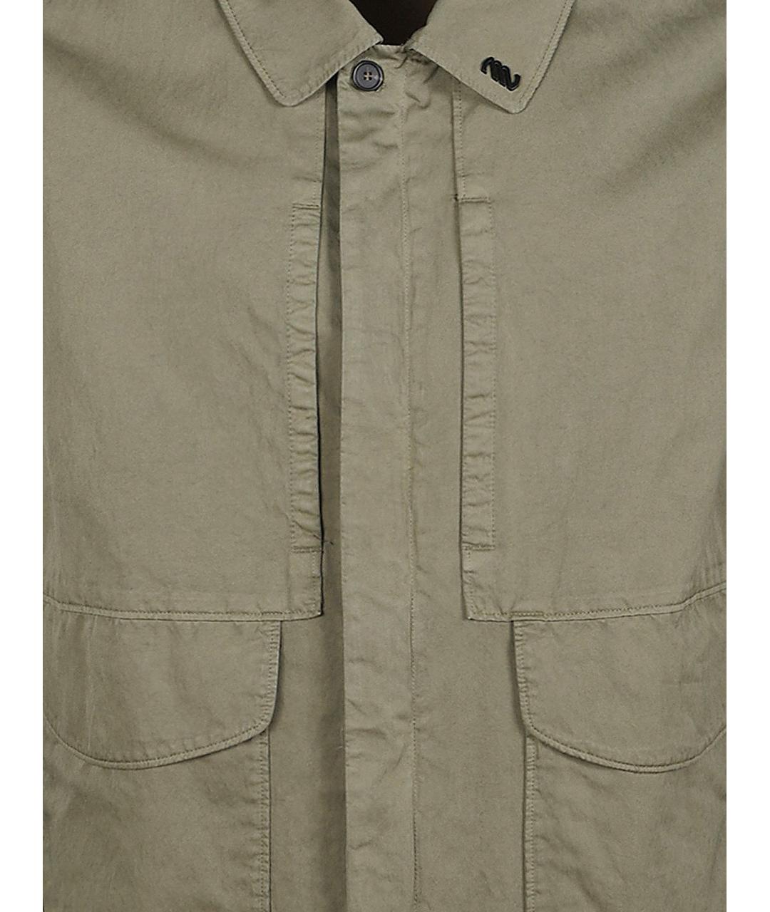 MASSIMO OSTI Бежевая хлопковая куртка, фото 3