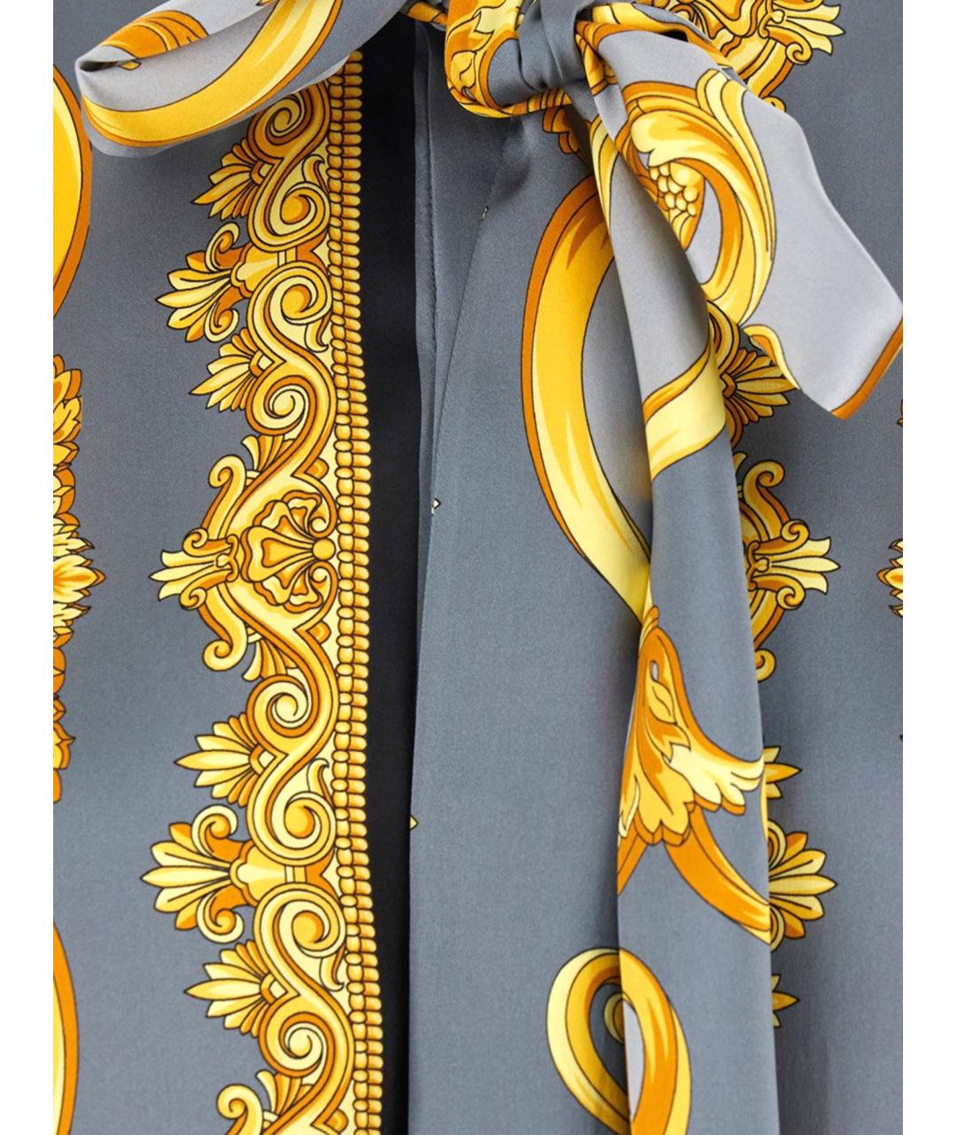 VERSACE Мульти шелковая рубашка, фото 3