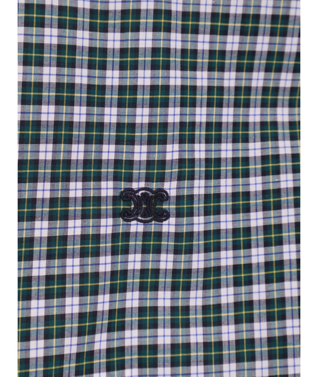 CELINE Мульти хлопковая кэжуал рубашка, фото 3