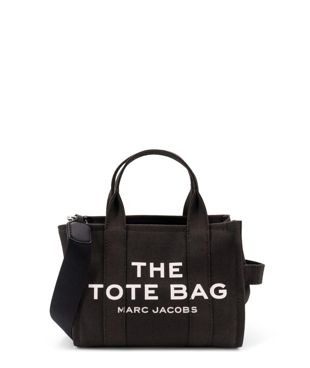 MARC JACOBS Черная тканевая сумка тоут, фото 1