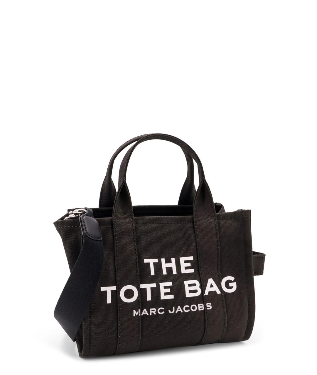 MARC JACOBS Черная тканевая сумка тоут, фото 3