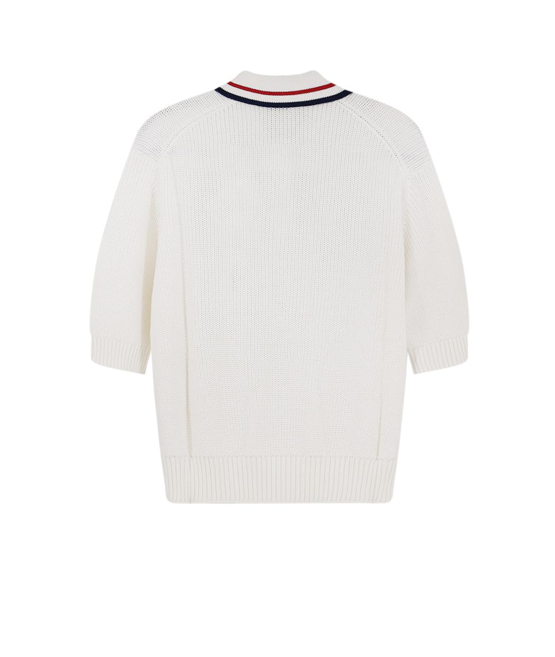 BRUNELLO CUCINELLI Белый хлопковый джемпер / свитер, фото 2