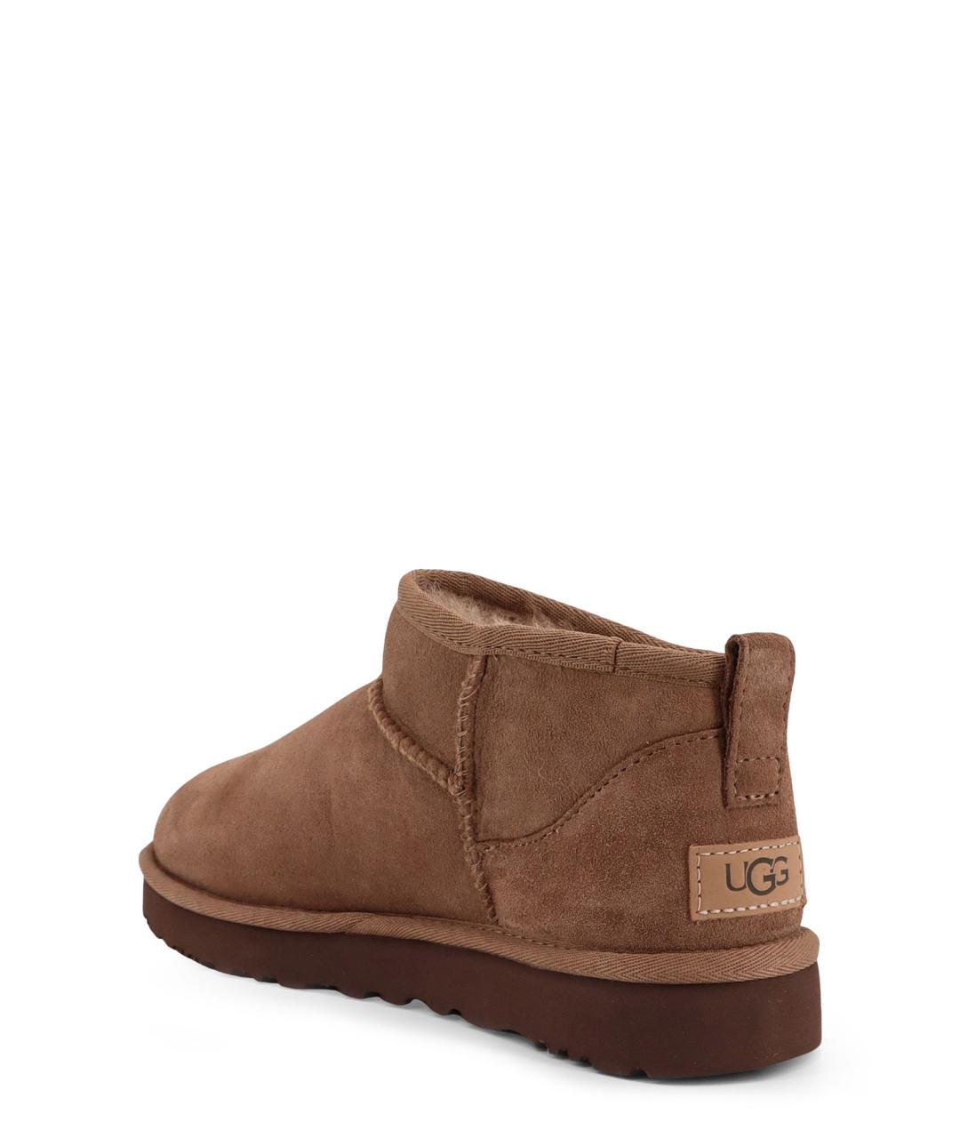 UGG Коричневые замшевые ботинки, фото 3