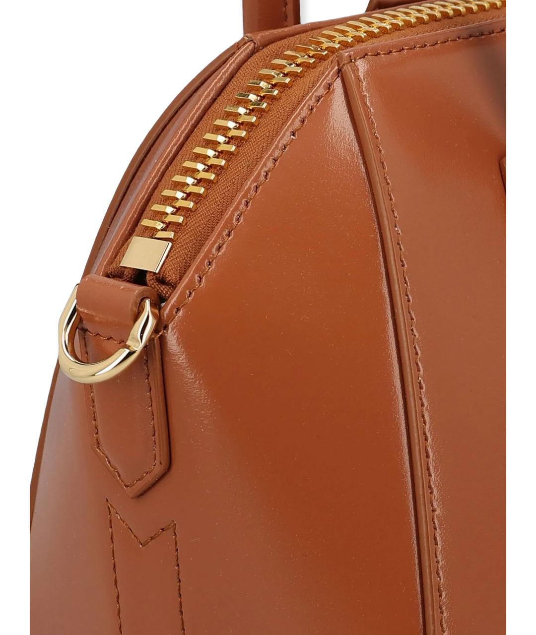 GIVENCHY Коричневая кожаная сумка тоут, фото 5