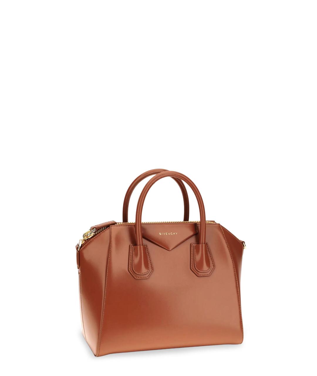 GIVENCHY Коричневая кожаная сумка тоут, фото 3