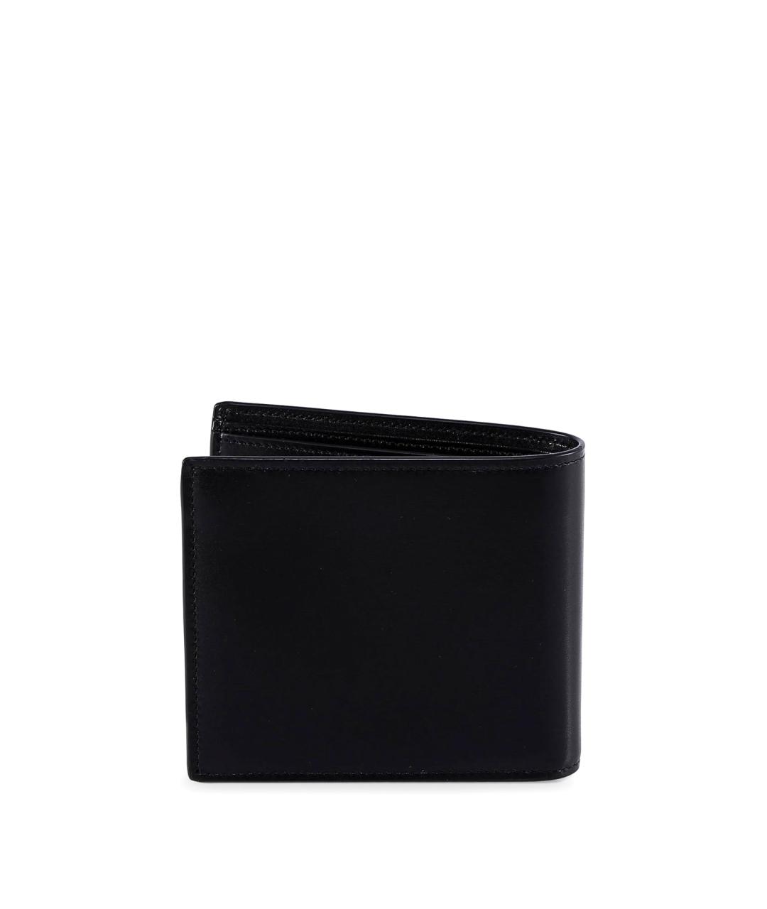 SAINT LAURENT Черный кожаный кошелек, фото 2