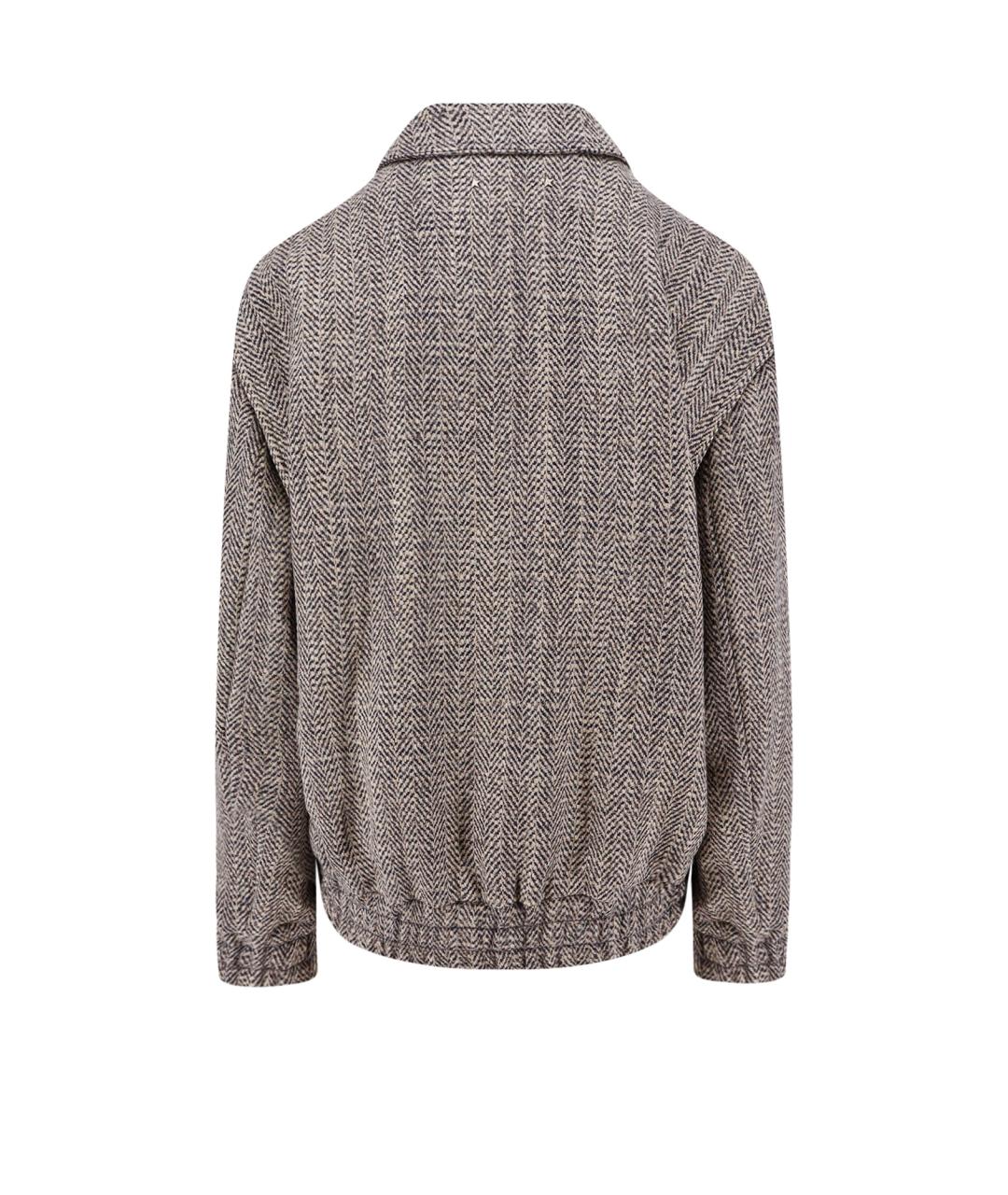 GOLDEN GOOSE DELUXE BRAND Серая шерстяная куртка, фото 2