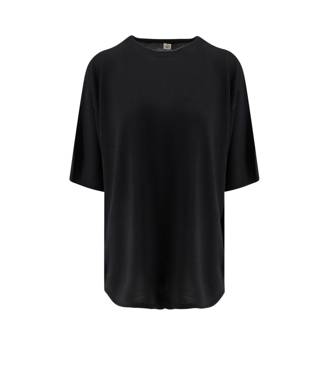 TOTEME Черный шерстяной джемпер / свитер, фото 1