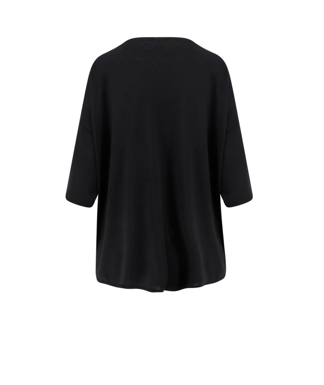 TOTEME Черный шерстяной джемпер / свитер, фото 2