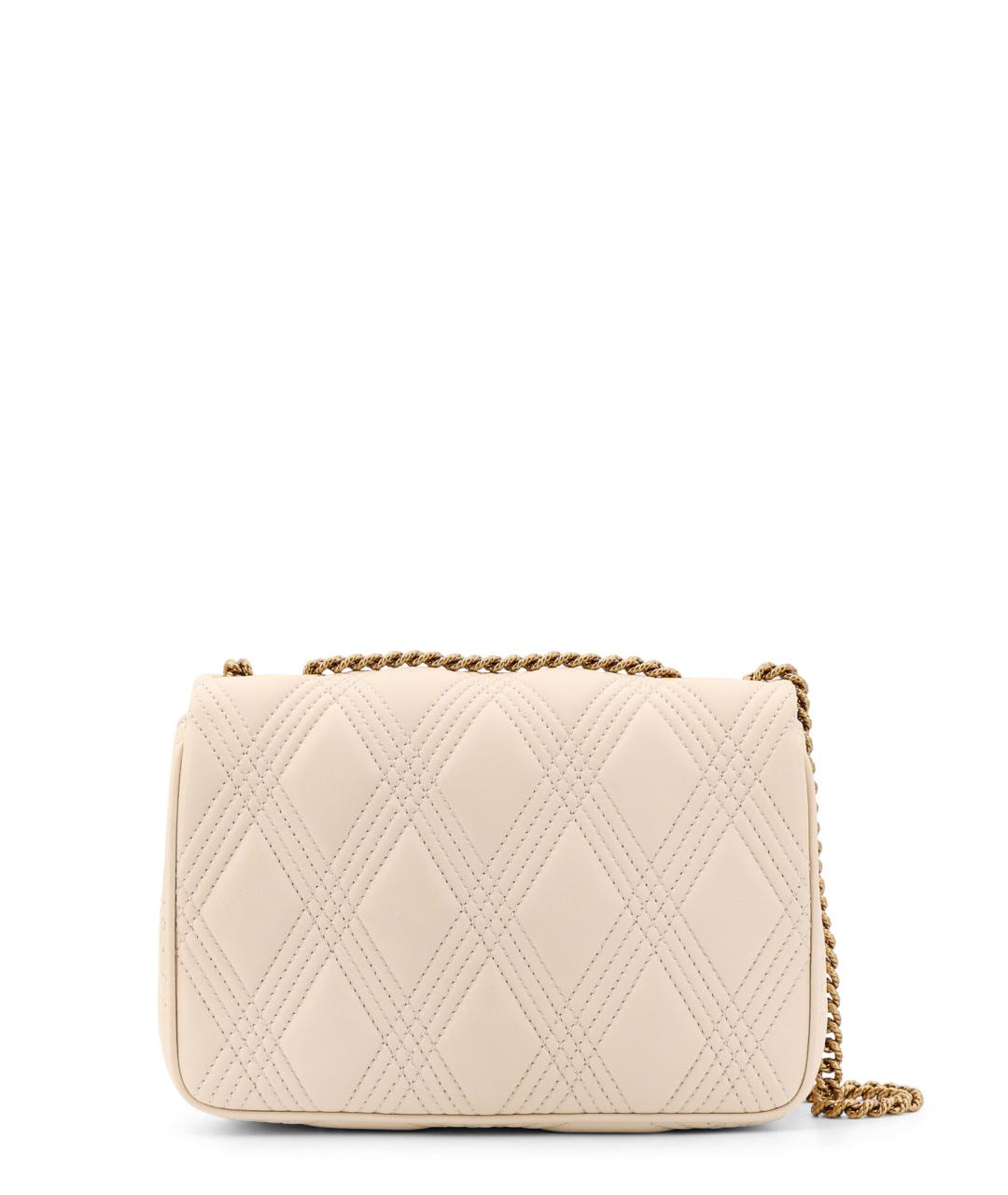 VALENTINO Бежевая кожаная сумка через плечо, фото 2