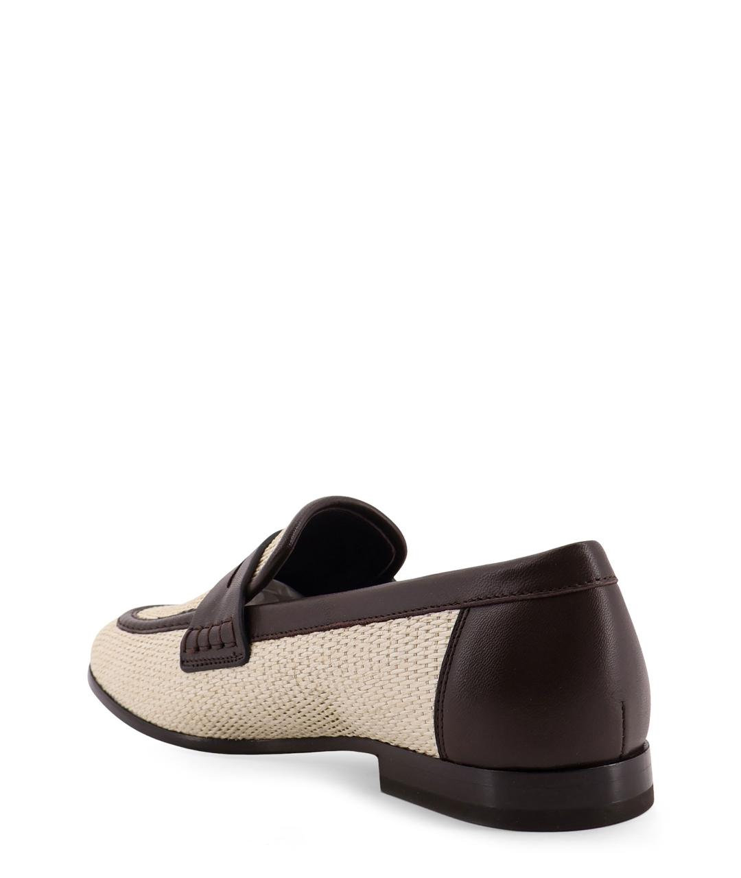 BRUNELLO CUCINELLI Бежевые лоферы, фото 3