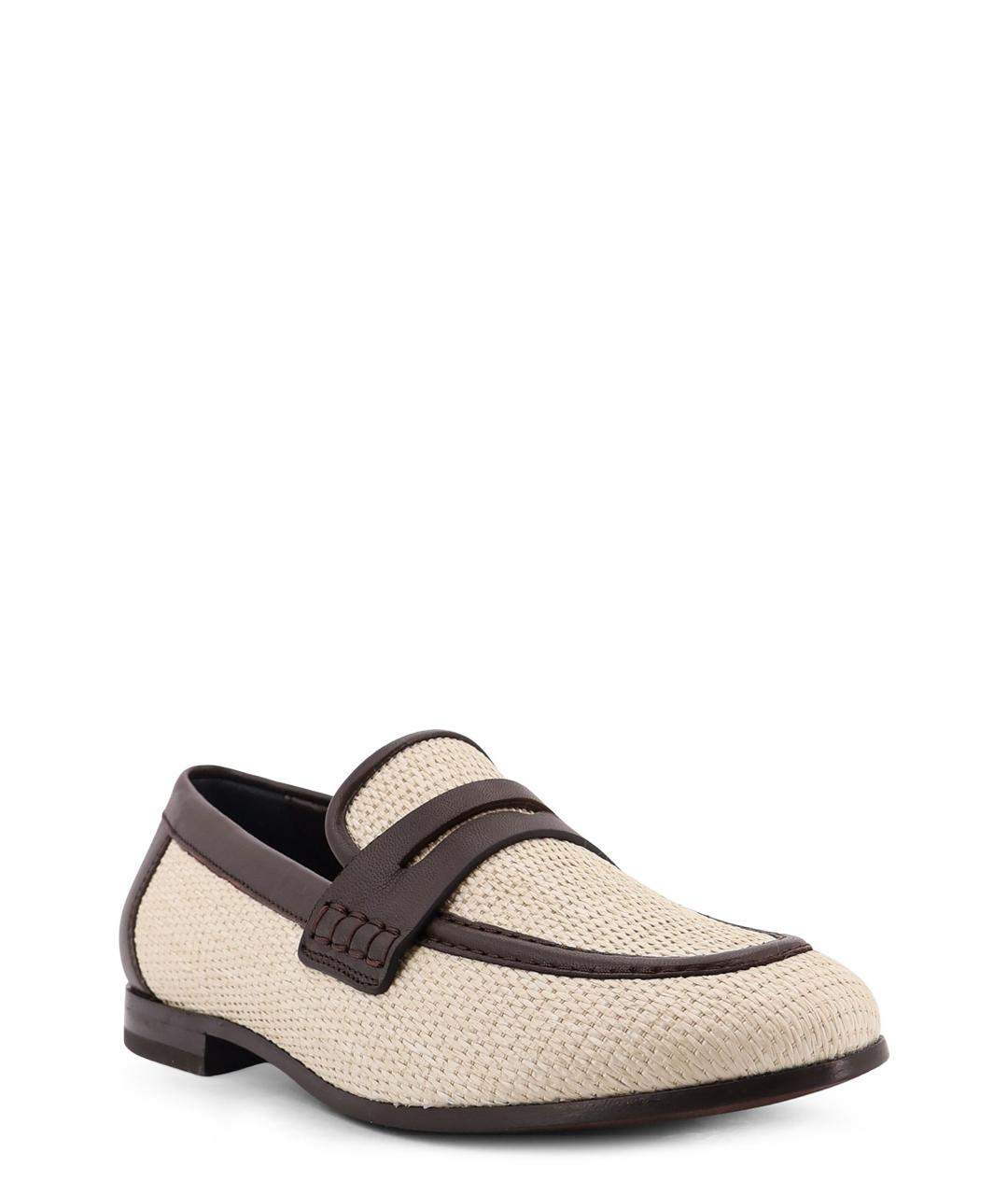BRUNELLO CUCINELLI Бежевые лоферы, фото 2