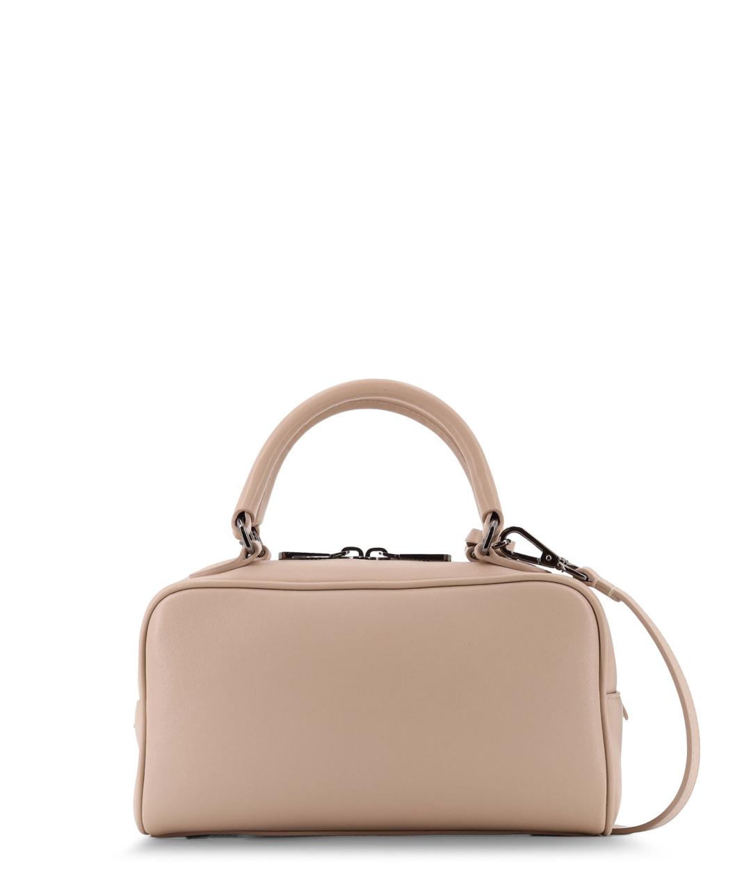 BRUNELLO CUCINELLI Бежевая кожаная сумка тоут, фото 2