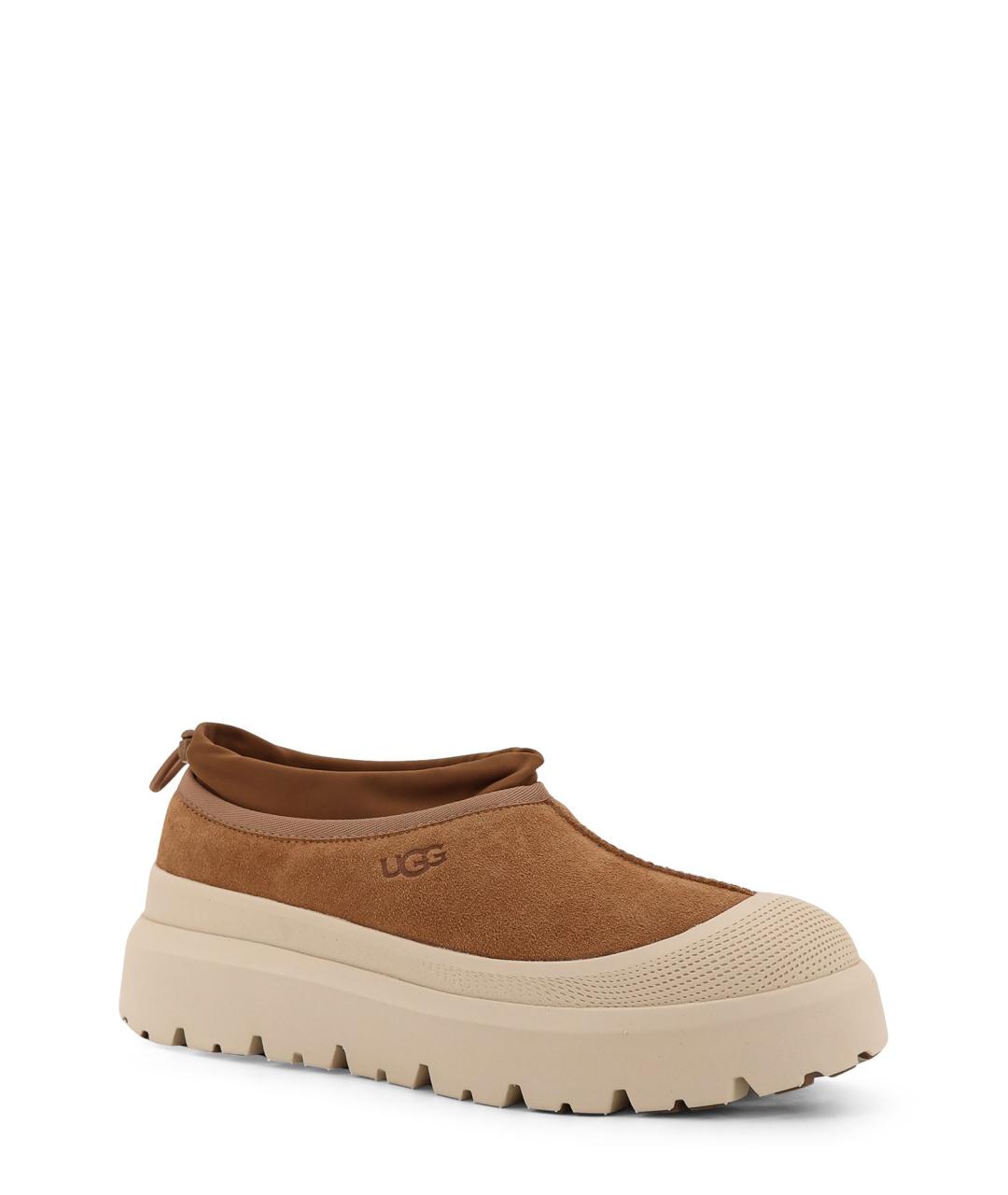 UGG AUSTRALIA Бежевые замшевые низкие ботинки, фото 2