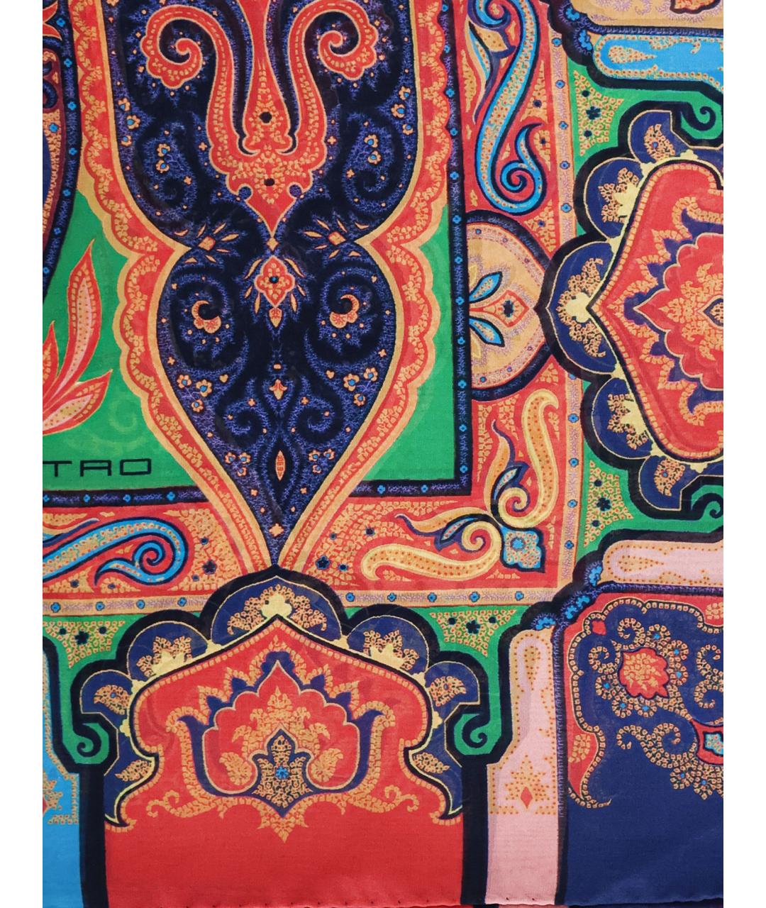 ETRO Мульти шелковый платок, фото 3