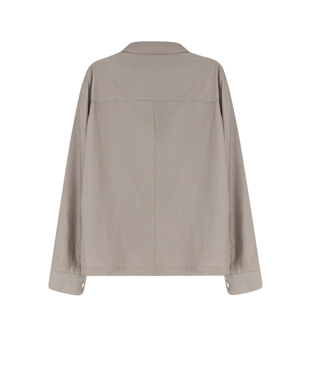 BRUNELLO CUCINELLI Бежевая шелковая куртка, фото 2