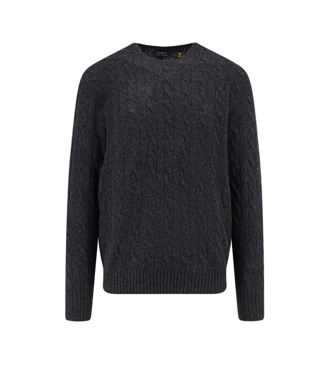 POLO RALPH LAUREN Серый шерстяной джемпер / свитер, фото 1