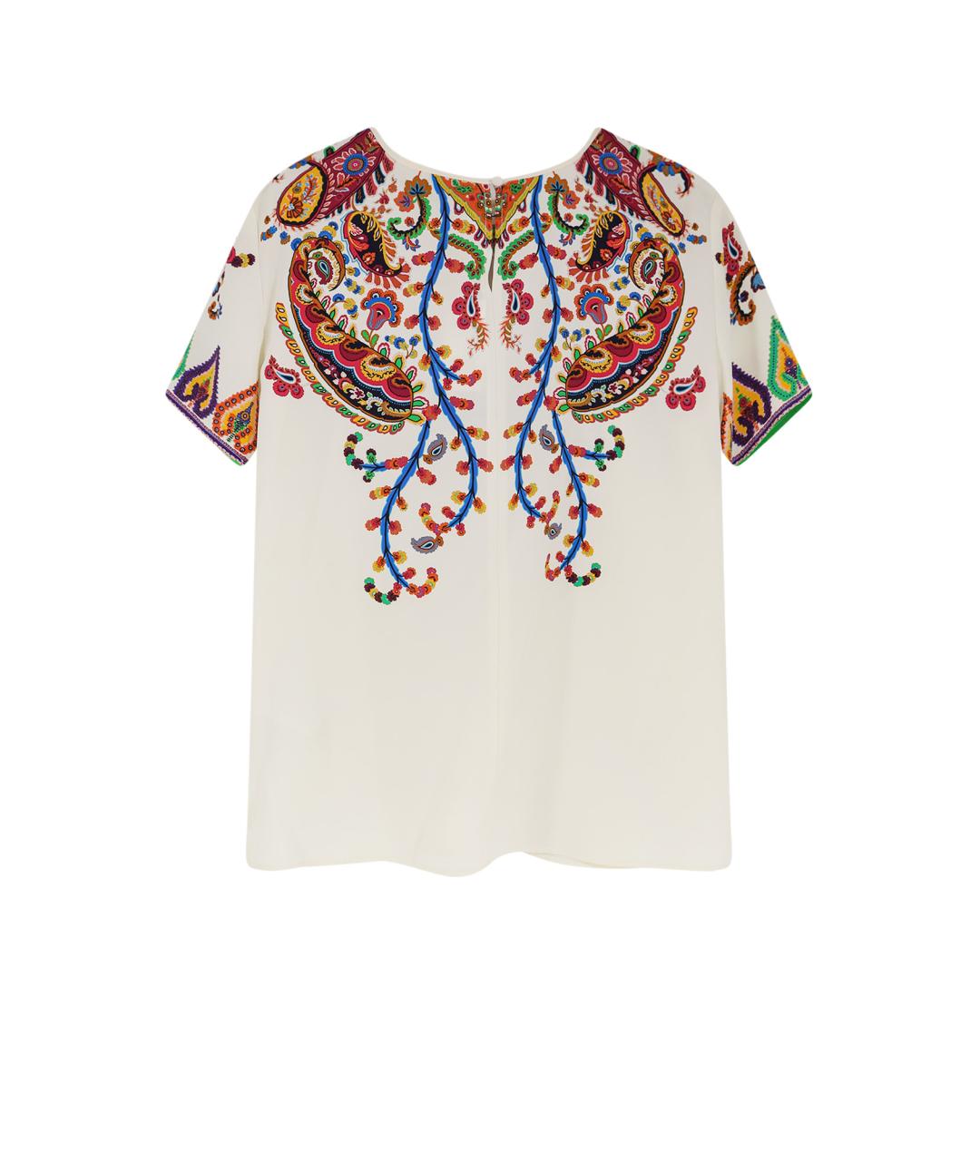 ETRO Мульти шелковая футболка, фото 2