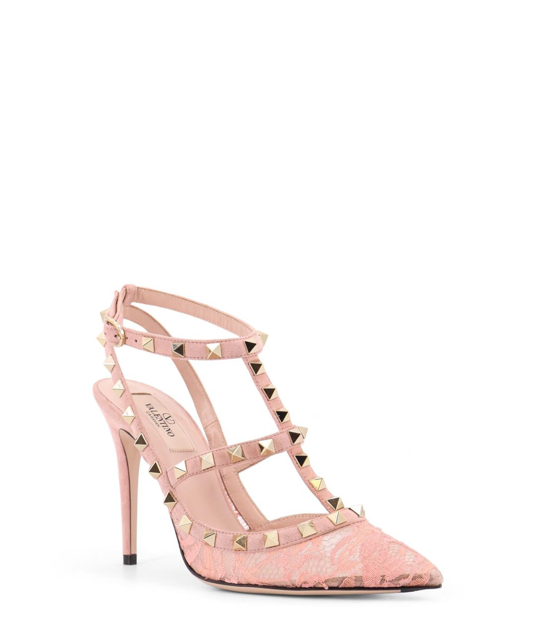 VALENTINO Розовые кожаные туфли, фото 2