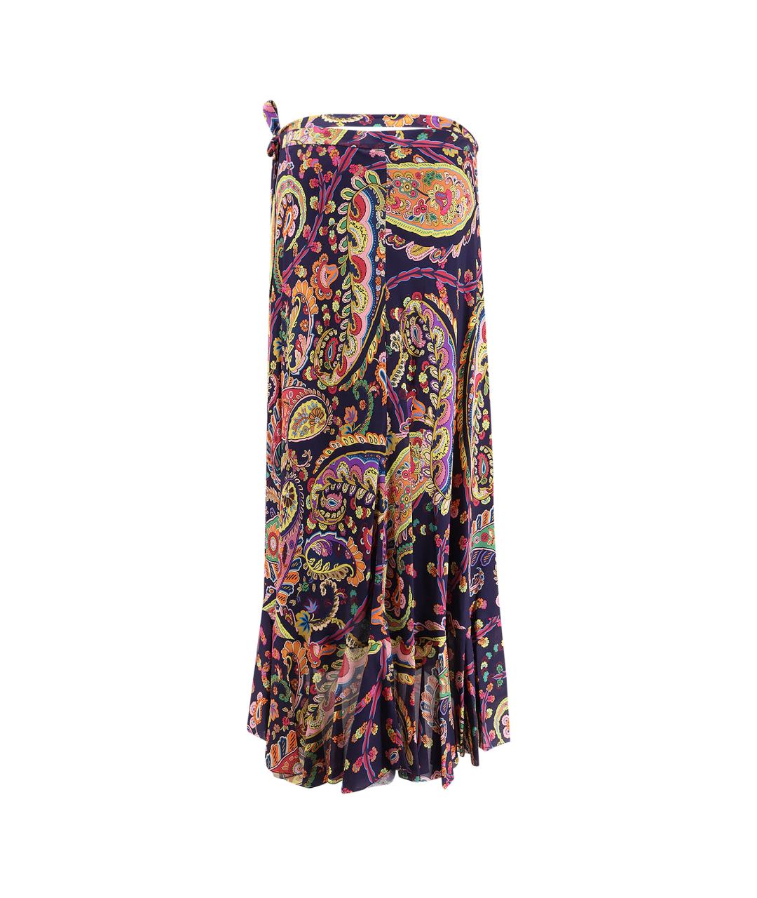 ETRO Мульти вискозная юбка миди, фото 2