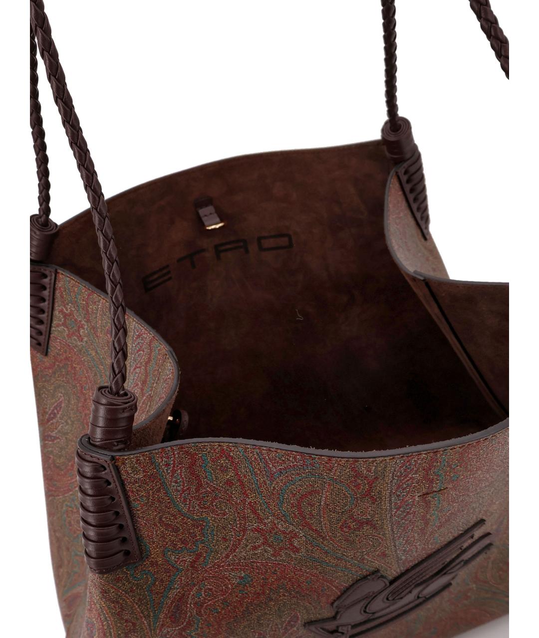 ETRO Коричневая сумка тоут, фото 4