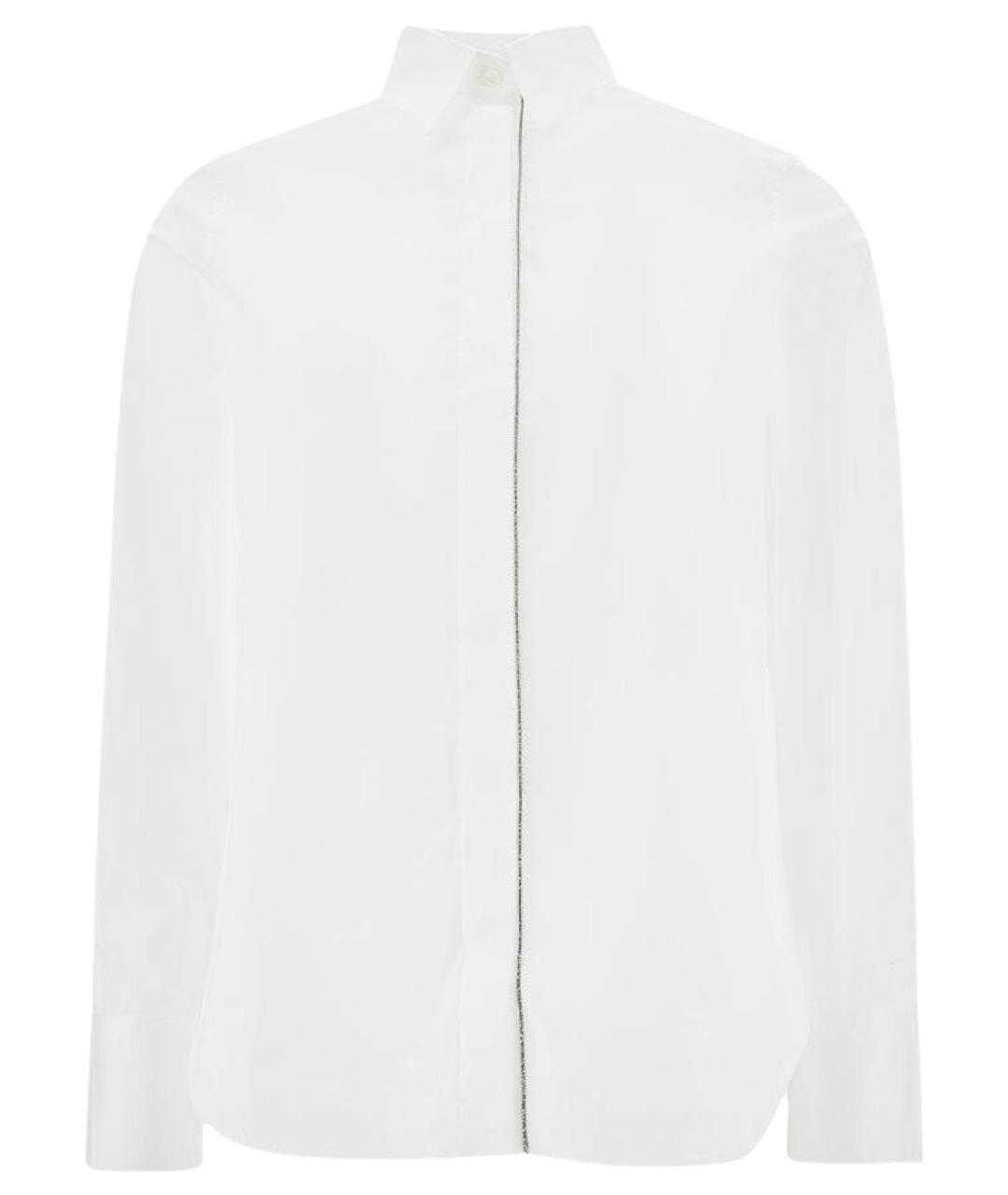 BRUNELLO CUCINELLI Белая хлопковая рубашка, фото 1