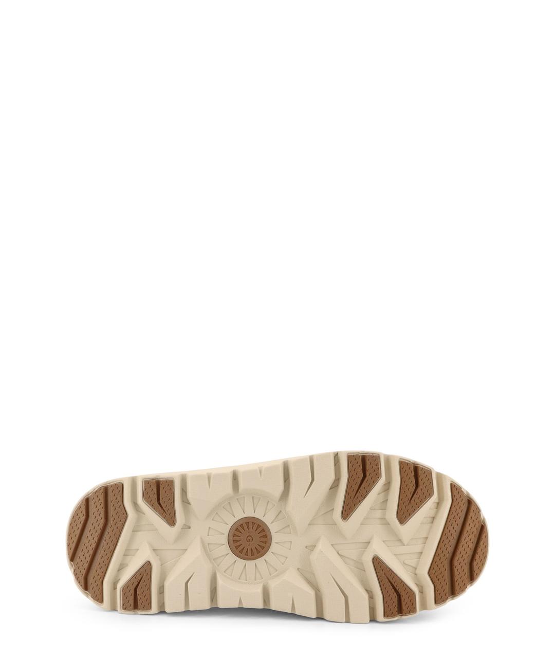 UGG AUSTRALIA Бежевые замшевые высокие ботинки, фото 4