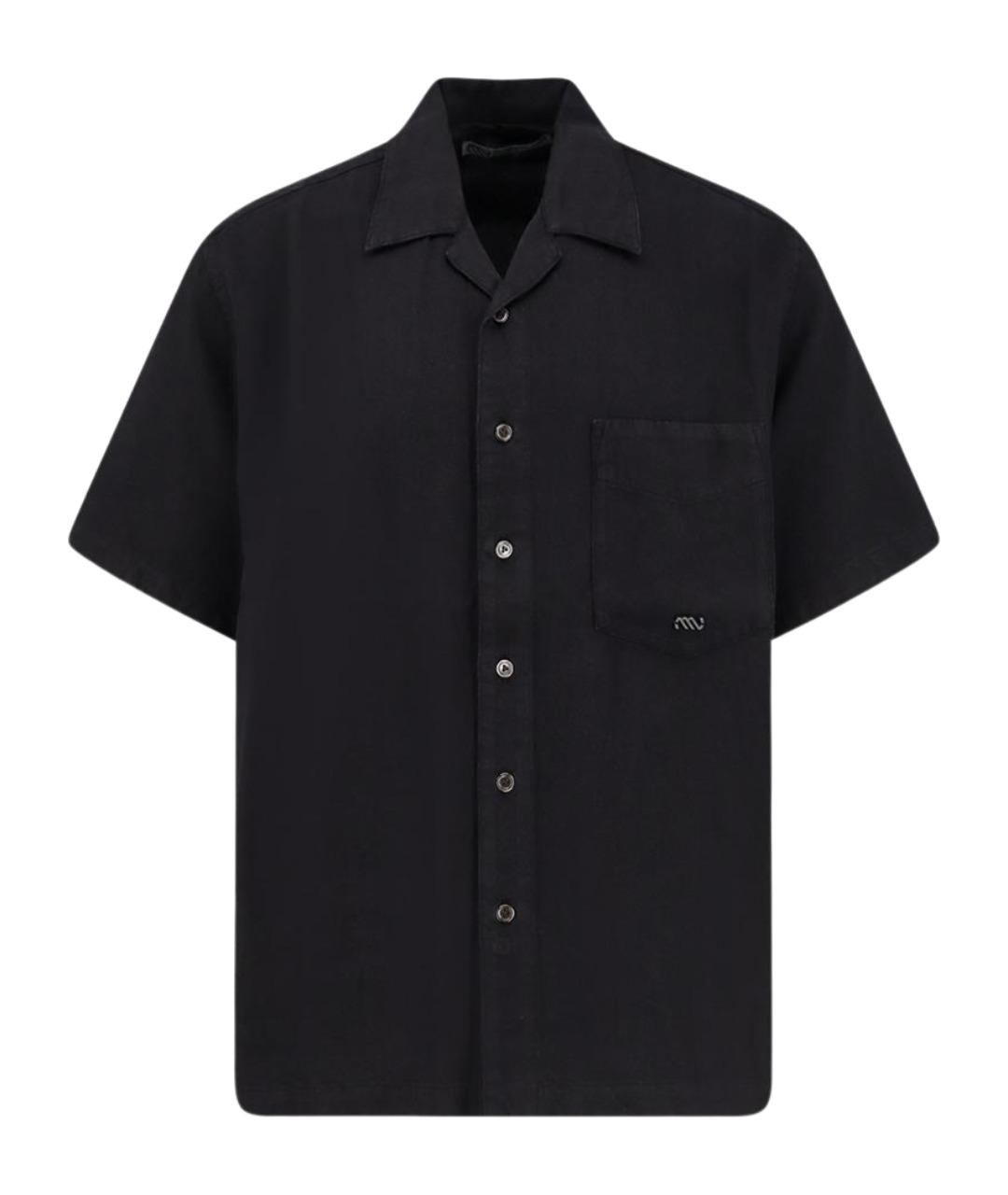 MASSIMO OSTI Черная кэжуал рубашка, фото 1