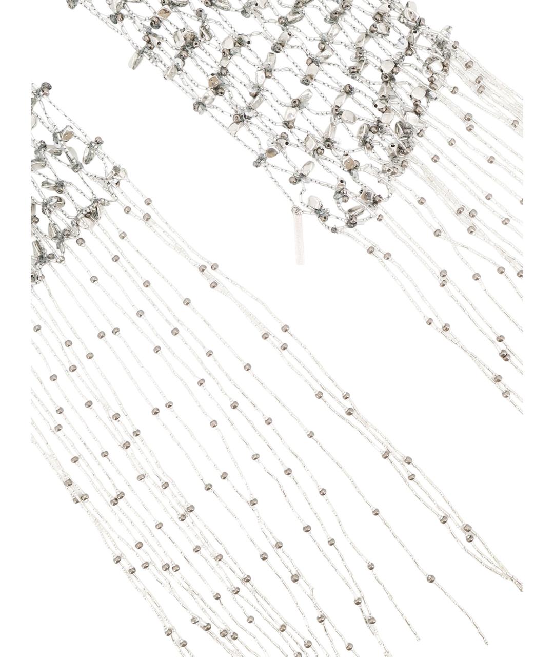 DRIES VAN NOTEN Серебрянный шарф, фото 2