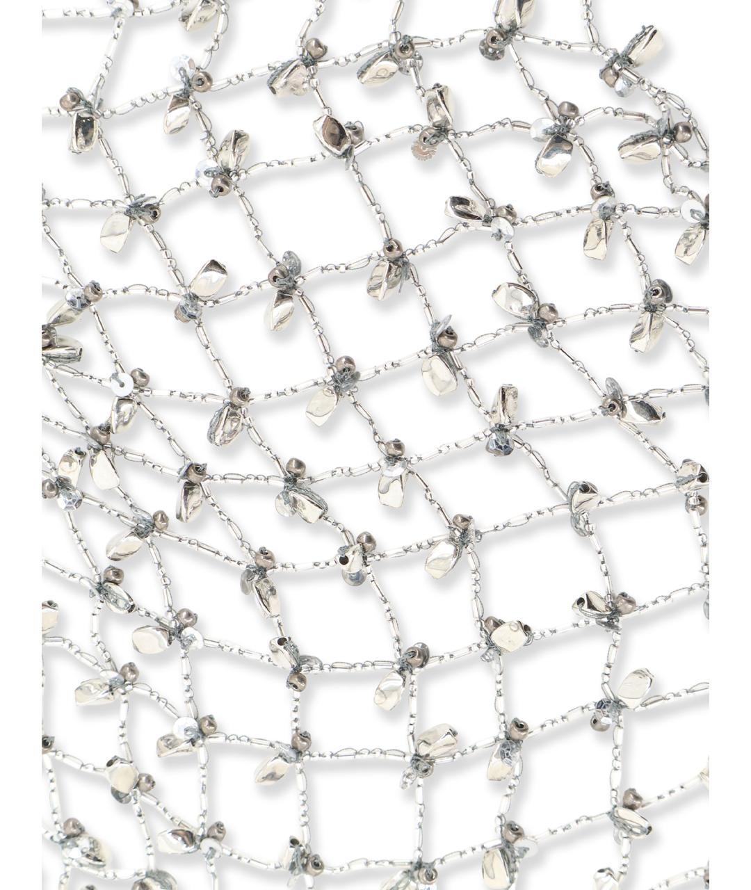 DRIES VAN NOTEN Серебрянный шарф, фото 3