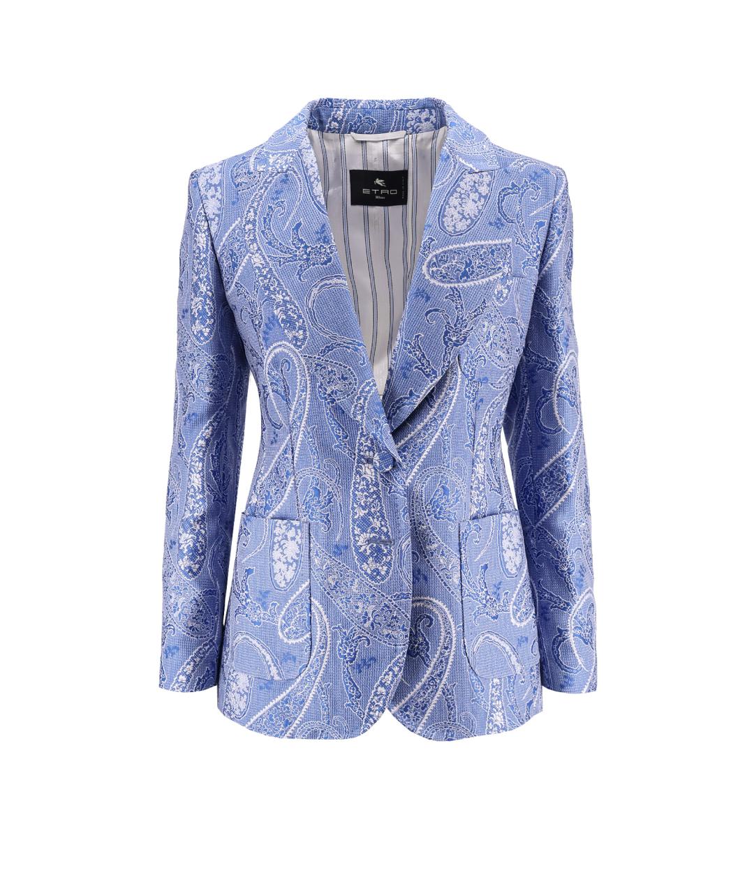 ETRO Голубой жакет/пиджак, фото 1