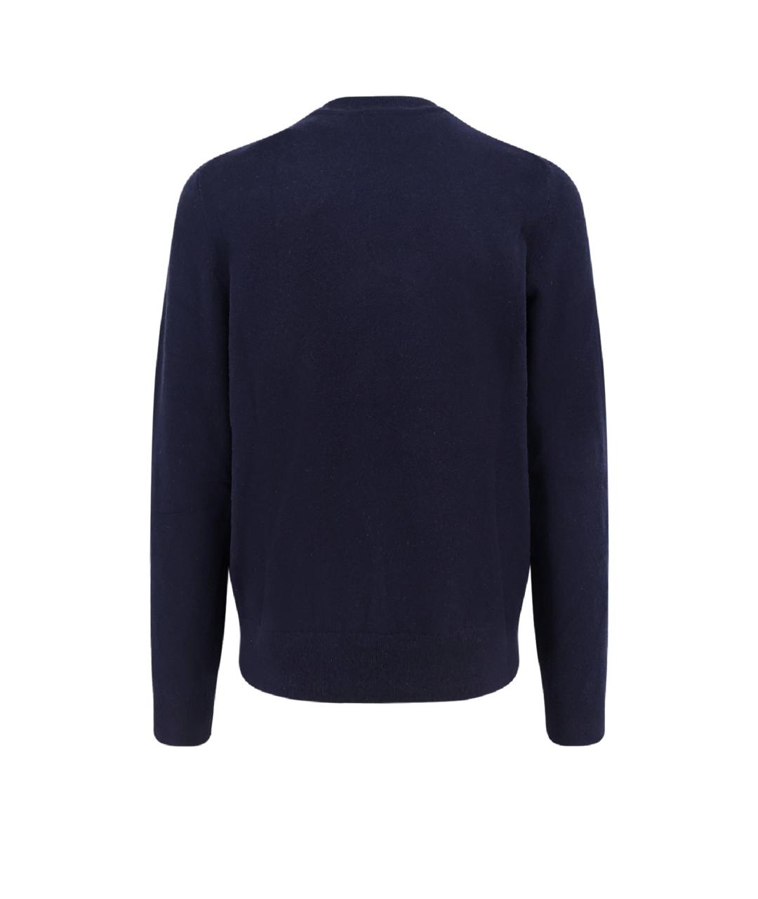 BURBERRY Синий кашемировый джемпер / свитер, фото 2