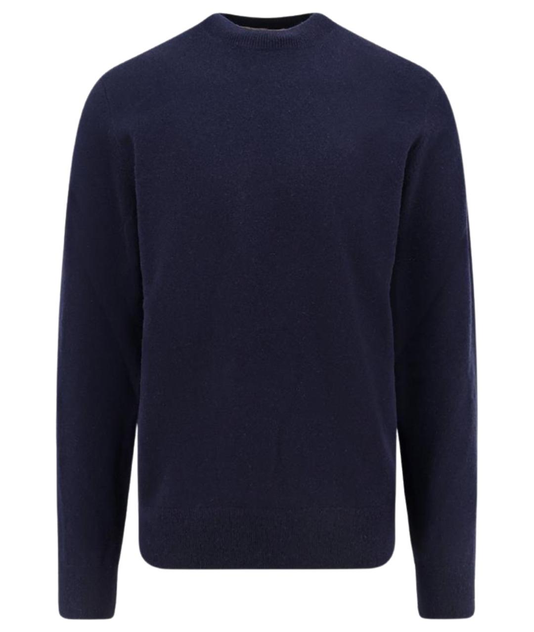 BURBERRY Синий кашемировый джемпер / свитер, фото 1